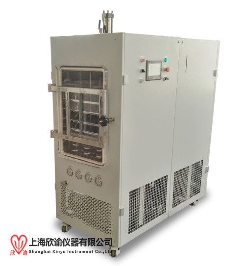 上海欣諭2025款XY-FD-S3壓蓋中試型凍幹機普（pǔ）通型真空冷凍幹燥機實驗室摸索凍幹工藝用冷凍（dòng）幹燥機，冰凍幹燥機，壓塞冷凍幹燥儀