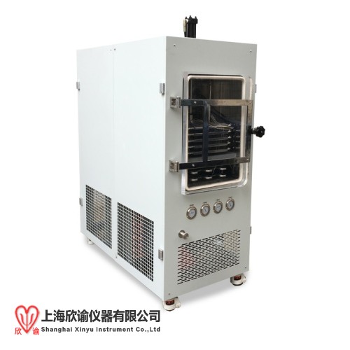 上海欣諭2025款XY-FD-S5壓（yā）蓋（gài）中試型凍幹機普通型真空冷凍幹燥機實驗室摸索（suǒ）凍幹工藝用冷凍幹燥機，冰凍幹燥機，壓塞冷凍幹燥儀
